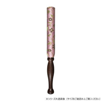 薫小花 りん棒 黒檀木地 4.0寸 ピンク 5990408300032【お寄せ品、返品キャンセル不可。欠品終売時連絡あり】