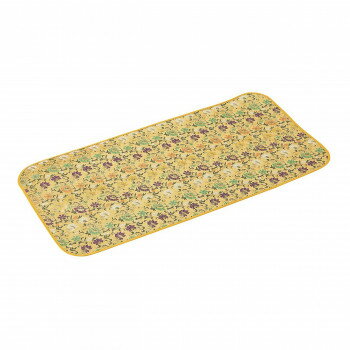 安全マット卓敷50 防炎 天平唐草 (白茶) 221600006s042【お寄せ品、返品キャンセル不可。欠品終売時連..