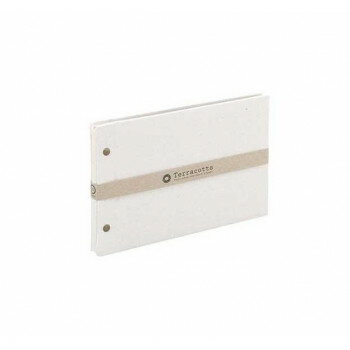 ナカバヤシ テラコッタ フリーアルバム A5 ホワイト・TER-A5F-120-W【お寄せ品、返品キャンセル不可。欠品終売時連絡あり】