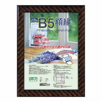ナカバヤシ 樹脂製賞状額 金ラック B5 フ-KWP-11/V【お寄せ品、返品キャンセル不可。欠品終売時連絡あり】