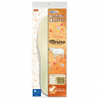 【メール便】 ヘブンリーインソール メリノ 女性用 アイボリー M 23.0〜23.5cm EE-W092【お寄せ品、返品キャンセル不可。欠品終売時連絡あり】