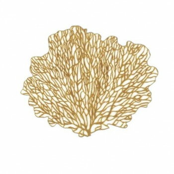 福井クラフト　変形マット　サンゴ　ゴ-ルド 50312280【お寄せ品、返品キャンセル不可。欠品終売時連絡..