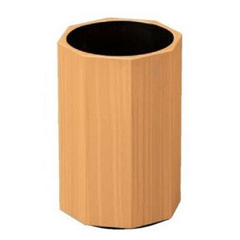 【メール便】 八角木目箸立(大φ83)白木刷毛目塗　81258289【お寄せ品、返品キャンセル不可。欠品終売時..