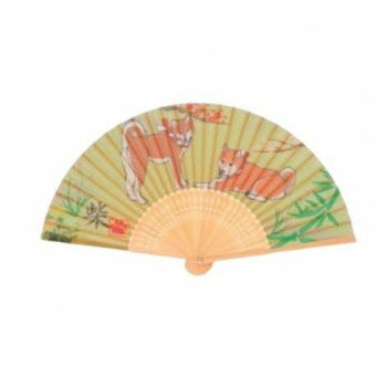 くろちく おしゃれ扇子 嘉兆柴犬5 32502509【お寄せ品、返品キャンセル不可。欠品終売時連絡あり】