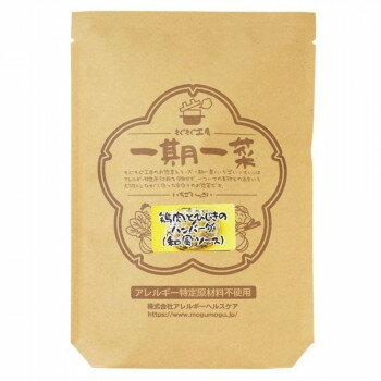 【直送品】もぐもぐ共和国 一期一菜 鶏肉とひじきのハンバーグ/和風ソース(レトルト) 75g(固形量50g)×5..