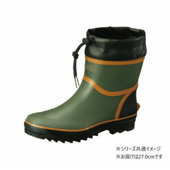 福山ゴム工業　作業靴　 Gレックス 5　27.0cmオリーブ AA75300【お寄せ品、返品キャンセル不可。欠品終..