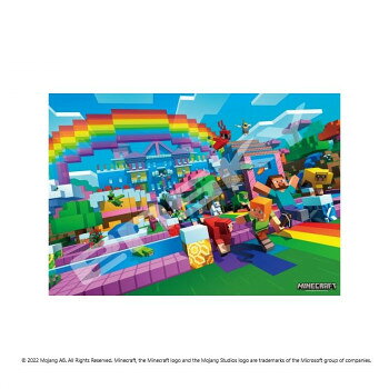 ジグソーパズル 1000ピース MINECRAFT マインクラフト 色彩の世界 1000T-308【お寄せ品、返品キャンセル不可。欠品終売時連絡あり】