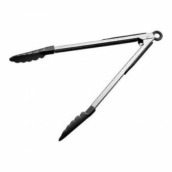 佐藤金属興業 ナイロン万能トング ロック付 L黒【お寄せ品、返品キャンセル不可。欠品終売時連絡あり】