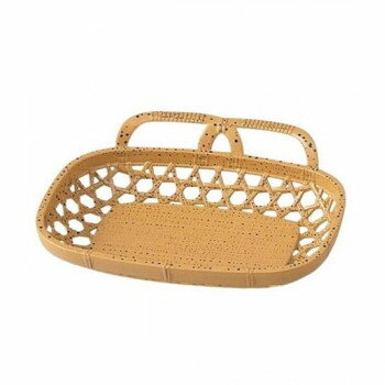 福井クラフト　6寸寿長カゴゴマ竹 55203840【お寄せ品、返品キャンセル不可。欠品終売時連絡あり】