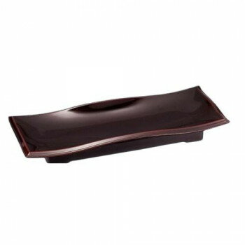 福井クラフト 尺2波渕長手皿新溜裏黒塗り 51030826【お寄せ品、返品キャンセル不可。欠品終売時連絡あり】