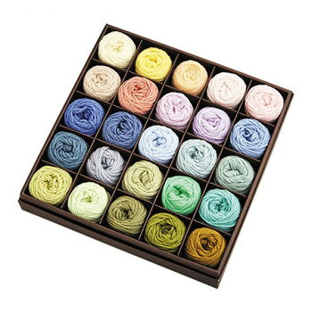 ハマナカ リッチモア 毛糸アソート パーセントミニ 1/100 10g巻 25色セット H620-025【お寄せ品、返品キャンセル不可。欠品終売時連絡あり】