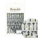 【メール便】 レジンクラブ レジンシール 街灯(両面印刷) RC-STL-101【お寄せ品、返品キャンセル不可。欠品終売時連絡あり】
