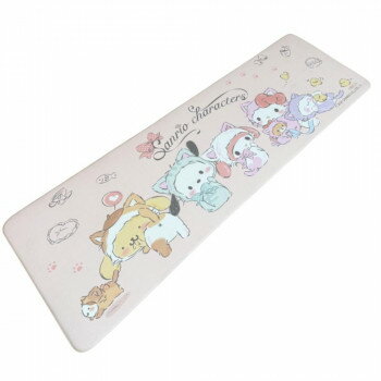 サンリオキャラクターズ 撥水キッチンマット(PVC) 120×45cm SB-688-S【お寄せ品、返品キャンセル不可。欠品終売時連絡あり】