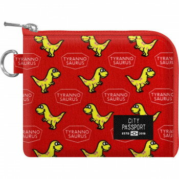 【メール便】 スイッチスタンス CITYPASSPORT パスケース Dinosau ダイナソー(恐竜) レッド 7126RD【お..
