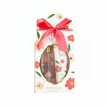 ココフラワー ハンドケアセット(ハンドソープ・ハンドクリーム) RD フローラルブーケ 480050【お寄せ品、返品キャンセル不可。欠品終売時連絡あり】