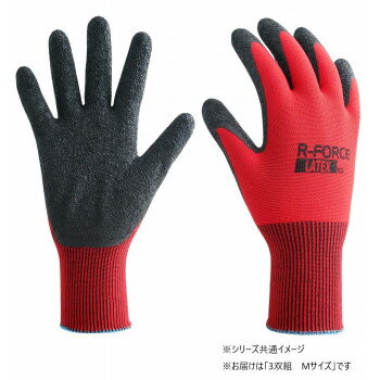 小野商事 エース 天然ゴム背抜き手袋 アールフォース 3双組 Mサイズ AG789【お寄せ品、返品キャンセル..