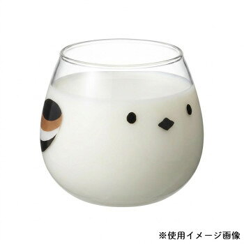 大塚硝子 シマエナガ・グラス大 11P152【お寄せ品、返品キャンセル不可。欠品終売時連絡あり】