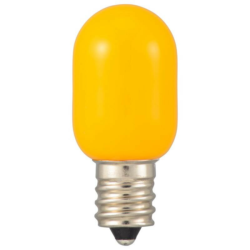 其它 - OHM LEDナツメ球装飾用 T20/E12/0.5W/10lm/黄色 LDT1Y-H-E12 13【お寄せ品、返品キャンセル不可。欠品終売時連絡あり】