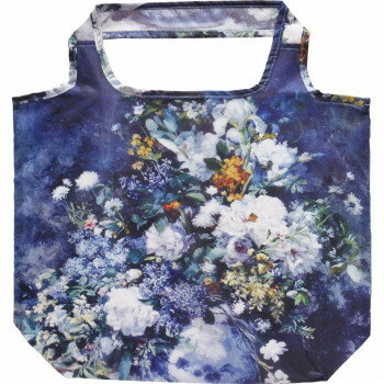 【メール便】 名画エコバッグ ～Lサイズ～ ルノワール「大きな花瓶」 AE-01102【お寄せ品、返品キャンセル不可。欠品終売時連絡あり】