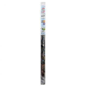 【メーカー直送（大型）】窓飾りシート ステンドタイプ 92cm×90cm GLS-9211 ステンドリーフ【お寄せ品、返品キャンセル不可。欠品終売時連絡あり】