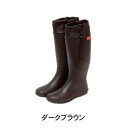 フォールディングレインブーツ (M) ダークブラウン 400880101【お寄せ品、返品キャンセル不可。欠品終売時連絡あり】