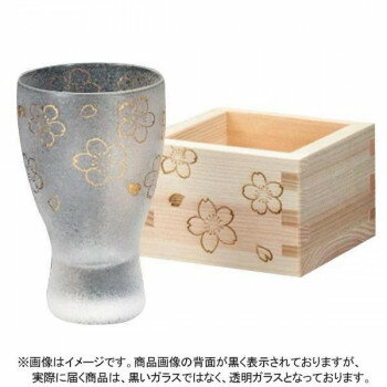 ザ・プレミアムニッポンテイスト　プレミアム桜　枡酒グラス　100ml　6603【割引不可・返品キャンセル不可】