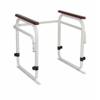 【メーカー直送（大型）】幸和製作所 トイレ用手すりホワイト EXH01-WT【お寄せ品、返品キャンセル不可..