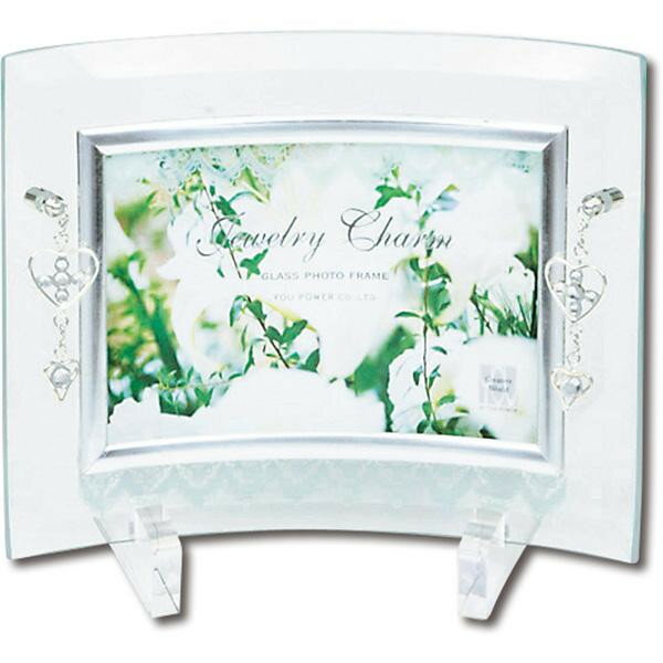ユーパワー ジュエリーチャーム ガラスフォトフレーム 1ウィンドー GF-01551【お寄せ品、返品キャンセル不可。欠品終売時連絡あり】