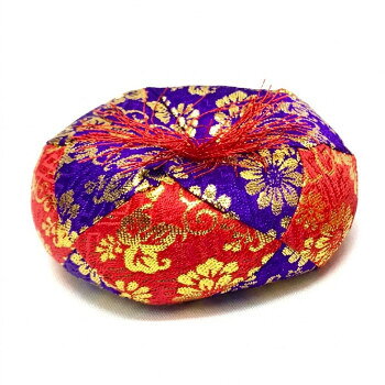 【直送品】総金丸布団 赤×紫 2号【お寄せ品、返品キャンセル不可。欠品終売時連絡あり】