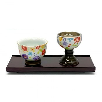 【直送品】有田焼 友禅セット お膳付き 爛漫/タメ【お寄せ品、返品キャンセル不可。欠品終売時連絡あり】