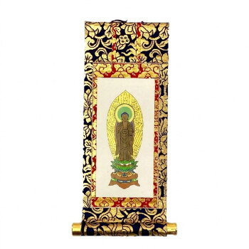 【直送品】（上）新金掛軸 本尊のみ(1枚) 浄土宗 70代【お寄せ品、返品キャンセル不可。欠品終売時連絡あり】