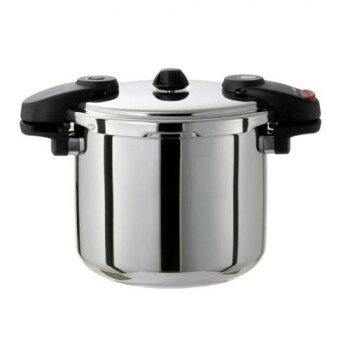 【直送品】ワンダーシェフ 圧力鍋(両手) 8L 全面三層構造 610225 14400151【お寄せ品、返品キャンセル不可。欠品終売時連絡あり】