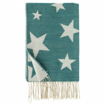 ストール マルチスター ブルーグリーン 13219602084【お寄せ品、返品キャンセル不可。欠品終売時連絡あり】