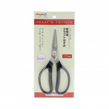 KIYOHARA サンコッコー 多用途クラフトハサミ 175mm SUN20-46【お寄せ品、返品キャンセル不可。欠品終..
