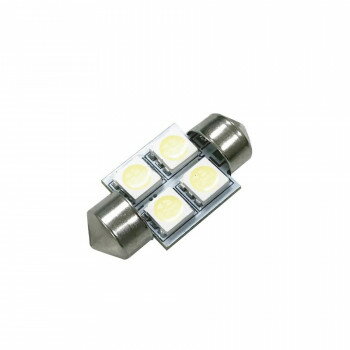 アークス(axs) LEDルーム球 SMD4灯 T10×31 ホワイト 10000K/60lm GRX-715【お寄せ品、返品キャンセル不可。欠品終売時連絡あり】