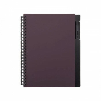 Other - 【メール便】 LIHIT LAB.(リヒトラブ)　オープンリングノート　A5　ボルドーブラック　N-7201-3【お寄せ品、返品キャンセル不可。欠品終売時連絡あり】