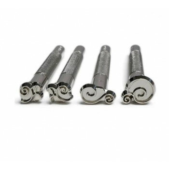 【メール便】 ボーダースタンプセット スクロール 4本セット PI69034-00【お寄せ品、返品キャンセル不可。欠品終売時連絡あり】