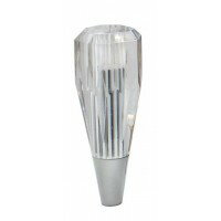 HITMAN　クリスタルラインシフトノブ ホワイトライン/クリア　HM64-400CL【割引不可・返品キャンセル不可】