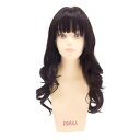 ★プリシラ オールウィッグ メープルカールロング A-700 耐熱 TCK・ショコラブラック【お寄せ品、返品キャンセル不可。欠品終売時連絡あり】(4)