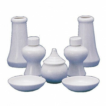 ナカムラ商事 神棚用神具セット (中)【お寄せ品、返品キャンセル不可。欠品終売時連絡あり】