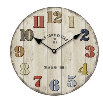 オールドルックウォールクロック OT STANDARD TIME CL052595【お寄せ品、返品キャンセル不可。欠品終売時連絡あり】