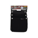DBLTACT 帆布電工袋 ブラック DTH-01-BK 582401【お寄せ品、返品キャンセル不可。欠品終売時連絡あり】