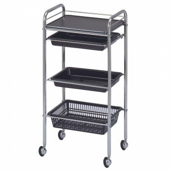 【直送品】C-416 コンパクトセット台 ブラック 14160【お寄せ品、返品キャンセル不可。欠品終売時連絡あり】