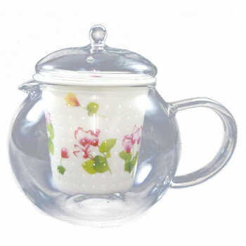 有田焼 セランドグラス おしゃれポット 誕生花 12月 シクラメン 500cc FC-550C【お寄せ品、返品キャンセル不可。欠品終売時連絡あり】