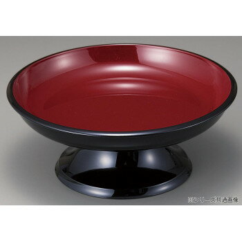 丸供物台 7.0寸 黒(内朱) 5501700400011【お寄せ品、返品キャンセル不可。欠品終売時連絡あり】
