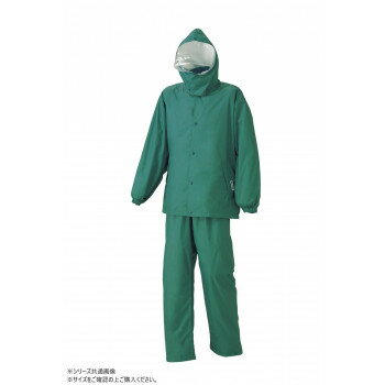 スミクラ レインウェア ハイテクスーツ グリーン M A-680【お寄せ品、返品キャンセル不可。欠品終売時連絡あり】