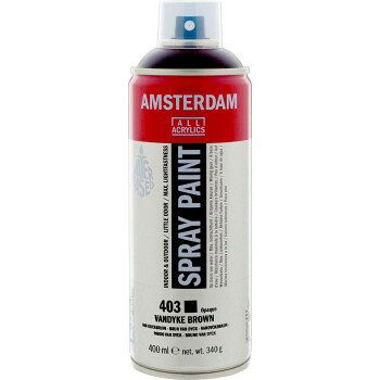 アムステルダム スプレーペイント 400ml バンダイクブラウン　T1716-403　451888【お寄せ品、返品キャンセル不可。欠品終売時連絡あり】