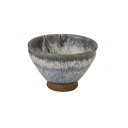 正村 うのふ 黒流し 湯呑 Y3096【お寄せ品、返品キャンセル不可。欠品終売時連絡あり】