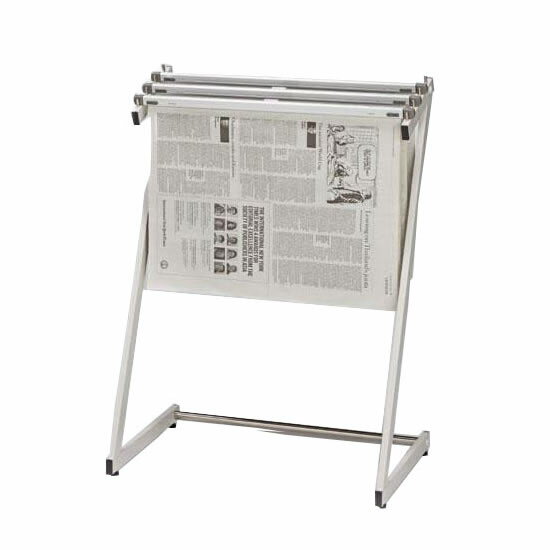 【メーカー直送（大型）】ナカキン　新聞架　3本掛　SZ3-3433-WG【お寄せ品、返品キャンセル不可。欠品..