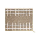 fuwary バスマット 40×60cm グリッドベージュ【お寄せ品、返品キャンセル不可。欠品終売時連絡あり】